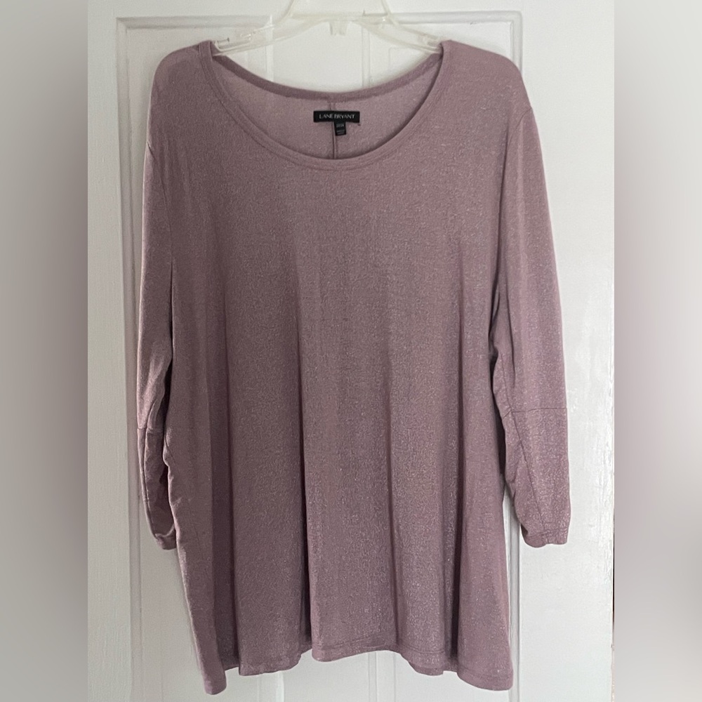 Lane Bryant Women's Sparkle Pink Tunic